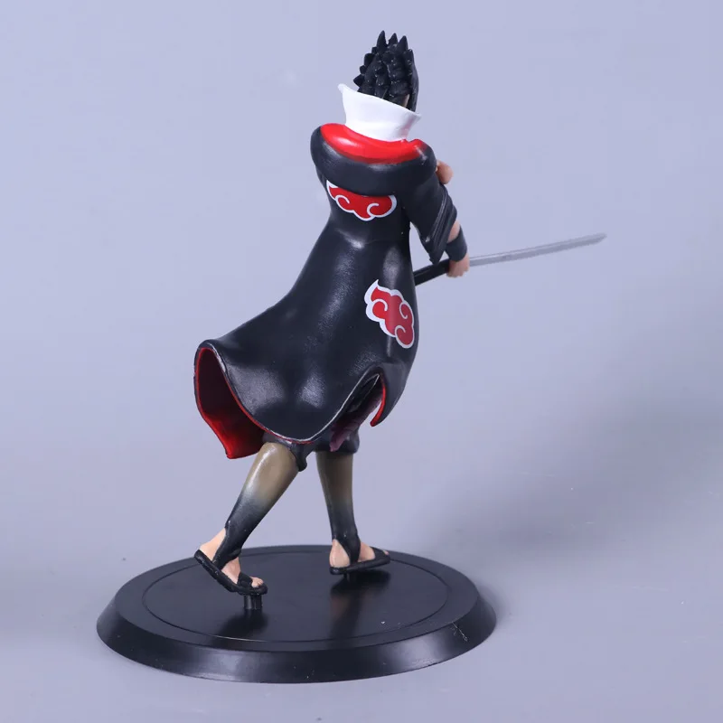 Японские Аниме фигурки Наруто игрушки Uchiha Sasuke фигурка 17 см ПВХ Модель игрушка