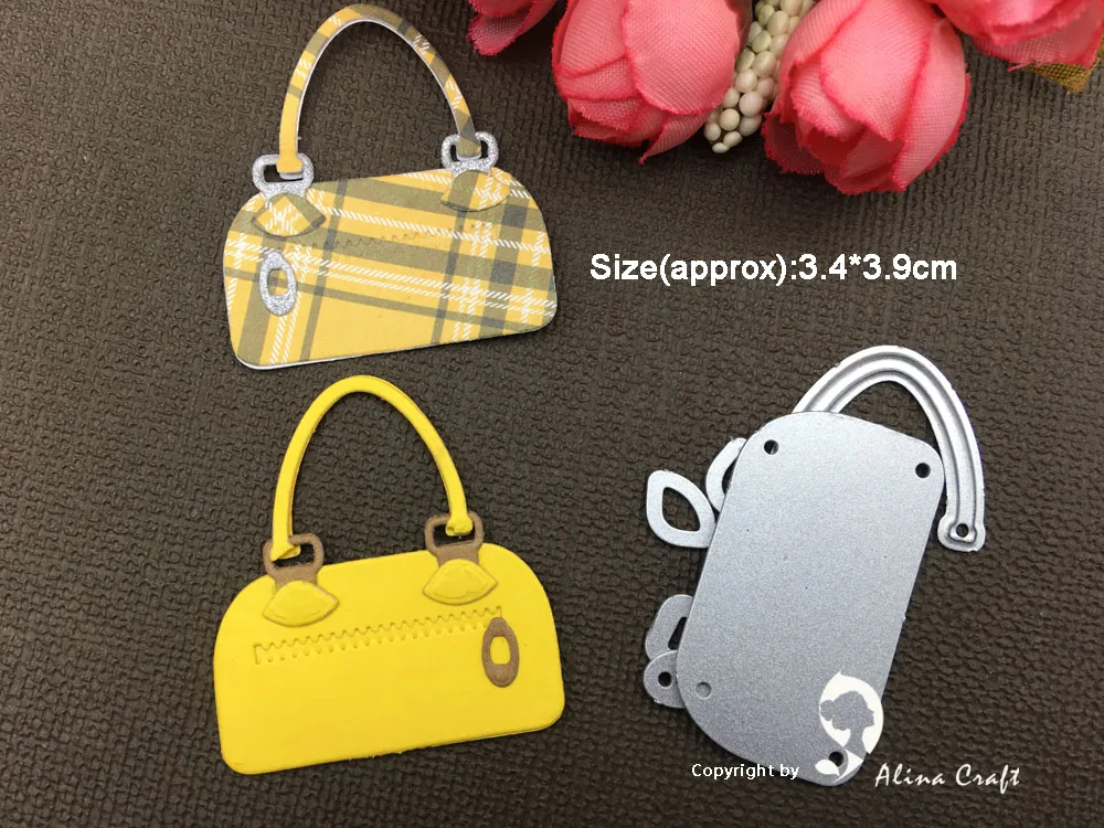 

METAL CUTTING DIES build up lady bag purses fashion handbag Scrapbook paper craft card album emboss knife blade punch cutter