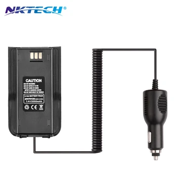 

NKTECH Car Charger Battery Eliminator 12-24V For TYT MD-380 MD-380GPS MD-390 GPS MD-390GPS Digital Mobile Radio DMR Transceiver
