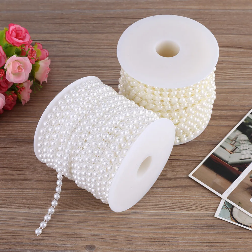 Aliexpress.com : Buy 25M/Roll Craft Beads Pearls Elegant Double Cotton