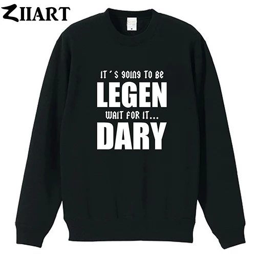 himym it's going to be legendary wait for it dary barney couple clothes boys man male cotton autumn winter fleece Sweatshirt