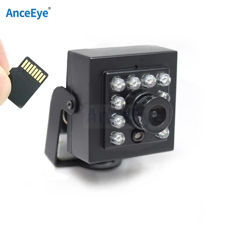 AnceEye 1080P 960P 720P IR CUT camhi APP Mini tf web ip camera Security Onvif P2P Bird Cage Camera Pet 10pcs 940nm led | Безопасность и