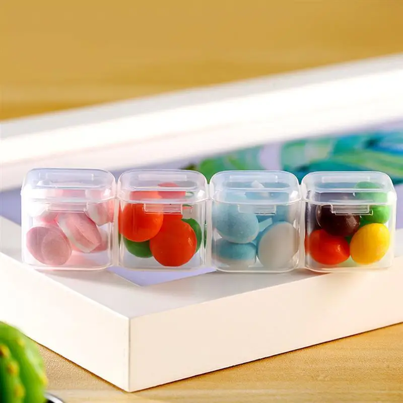 28 Grids Transparent Tablet Medicine Box Organizer Storage Box