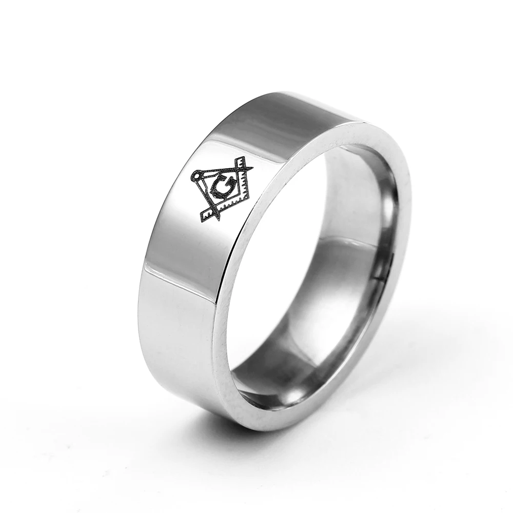 6mm wide Classics Stainless Steel Ring For Men Women