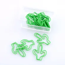 15 шт./компл. Закладка для книги кактус marcador зажимами рыб para papel тонких листов Kawai marcadores de этой странице marcapaginas книжные маркеры segnalibro