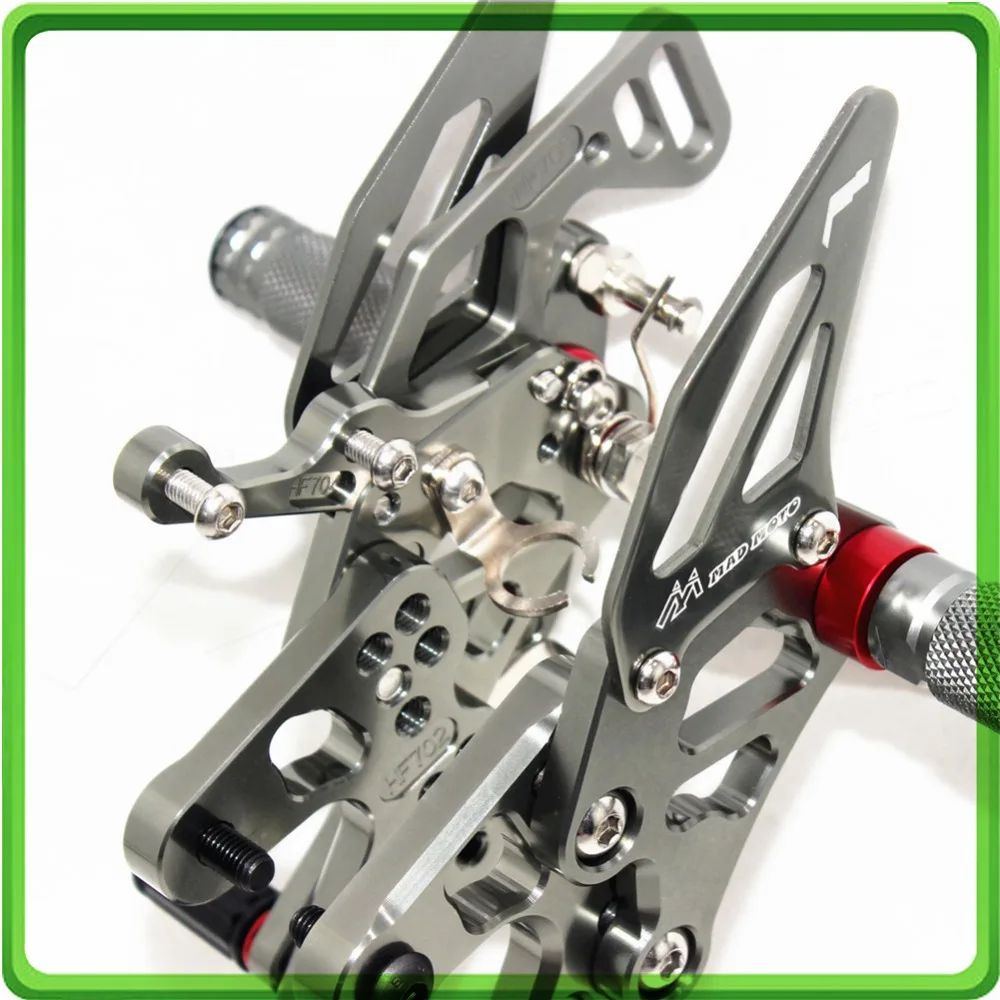 CNC Adjustable Rear Sets Rearset Footrest Foot Rest Pegs for  BMW S1000RR 2015 2016 2017 (21)