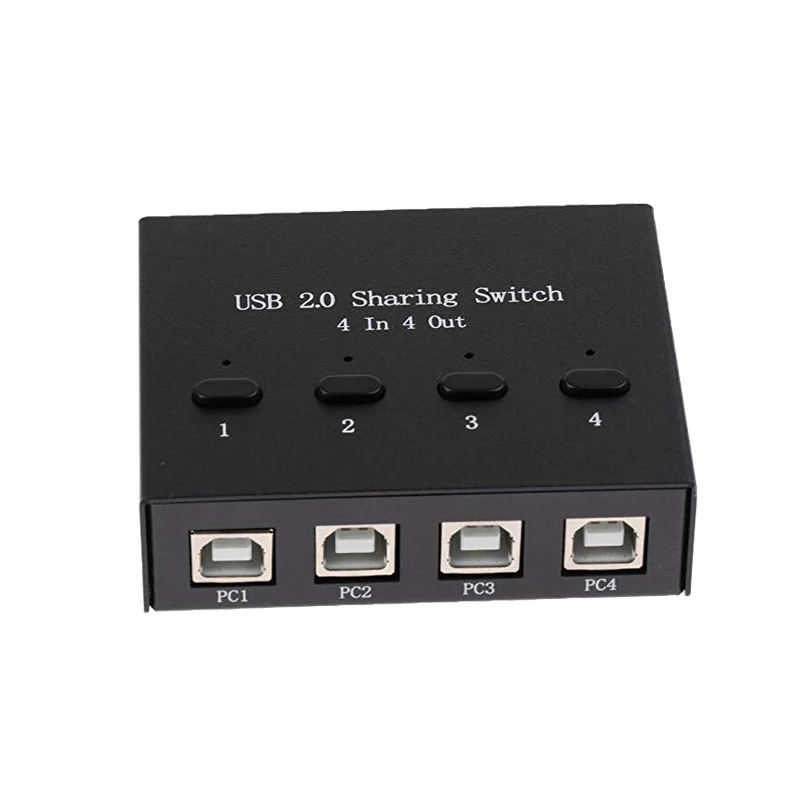 Это-USB Руководство Обмен переключатель селекторы kvm-переключатели 4 Порты концентратора для флэш-принтер клавиатура mous P4 ПК доля 4 USB