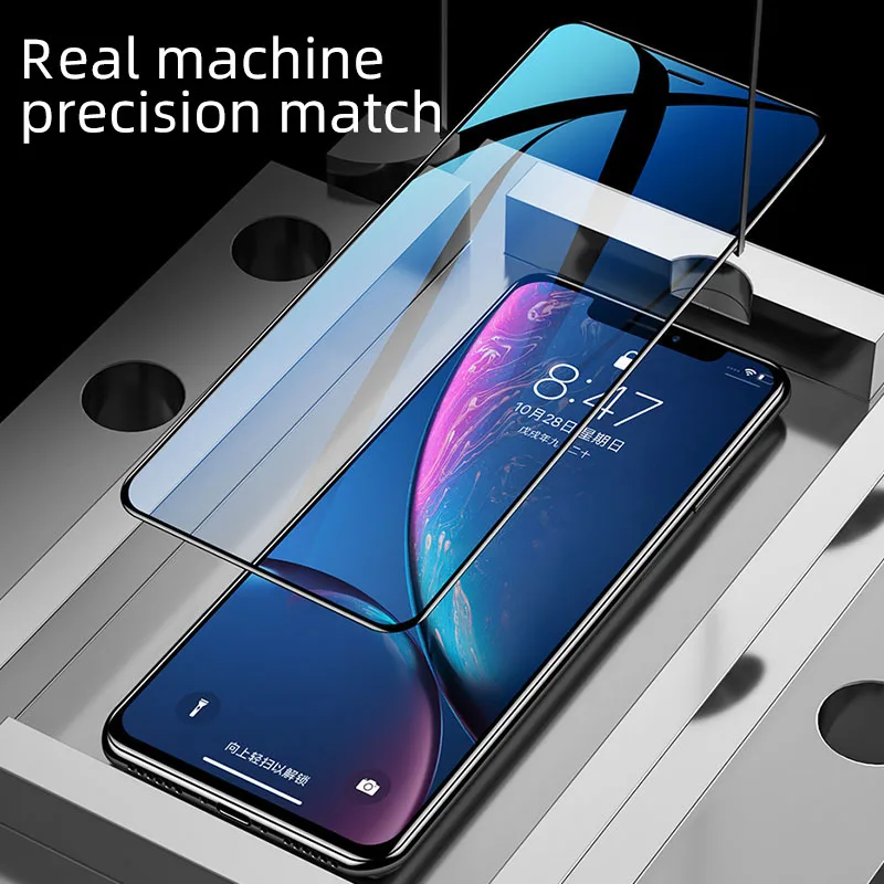 IHaitun роскошное 6D стекло для iPhone 11 Pro Max X XS MAX XR изогнутое Закаленное Защитная пленка