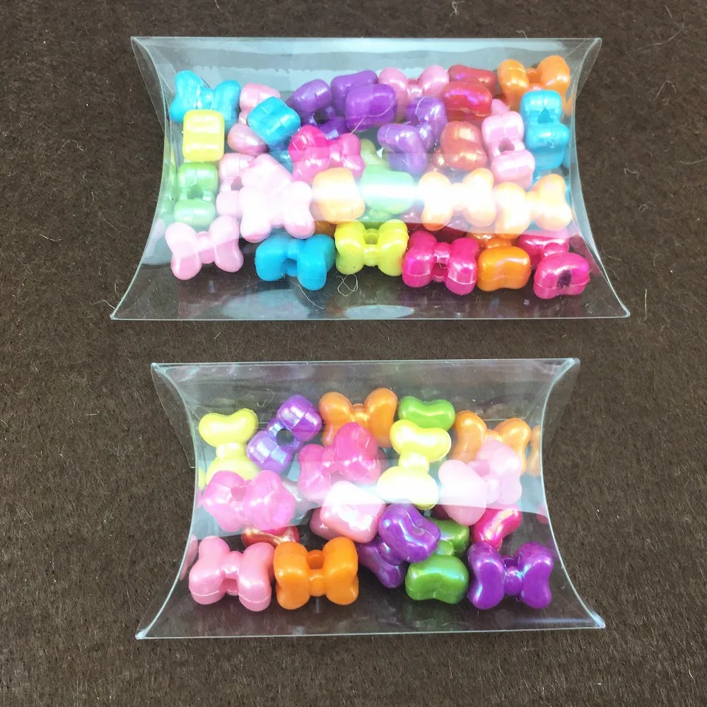 50pcs PVC Candy Box Waterproof Gift Boxes Clear PVC Packing Box