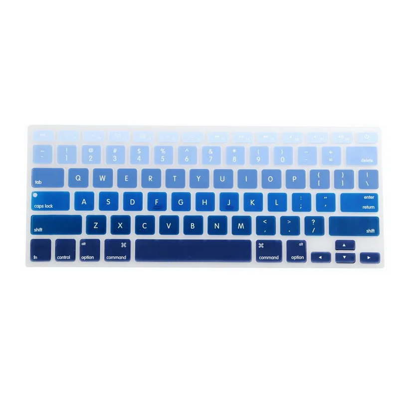 Clear Silicone Rubber Keyboard SKin Cover Guard Film Protector For Apple Macbook