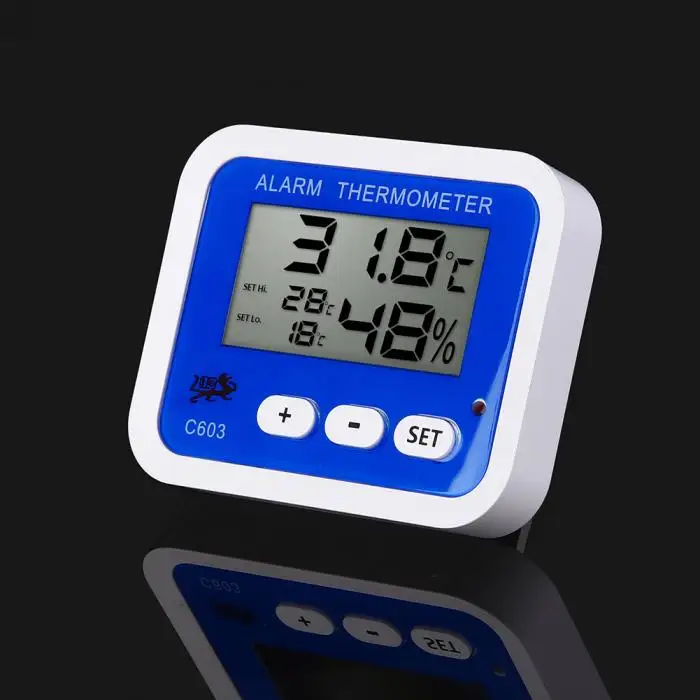 Мини цифровой ЖК-термометр для холодильника датчик температуры Морозильник Термометр сигнализация MYDING
