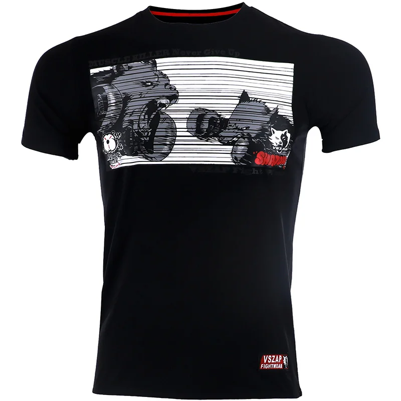 

VSZAP Muscle Muay Thai T shirts MMA Boxing Sports Fighting Fitness Elasticity Tights Trousers Sweatshirts boxing clothing