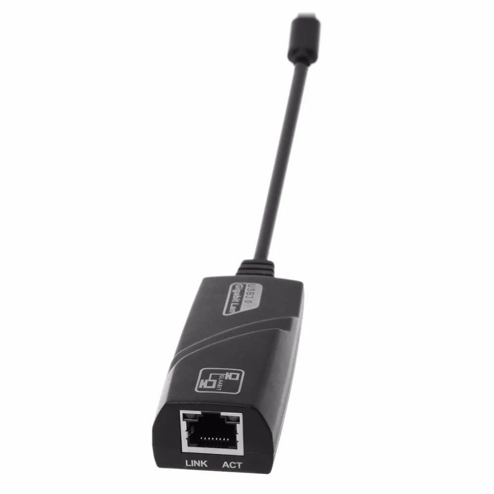 USB 3,1 Тип C USB-C для RJ45 сетевой адаптер Lan сетевой адаптер Gigabit Ethernet 10/100/1000 Мбит/с
