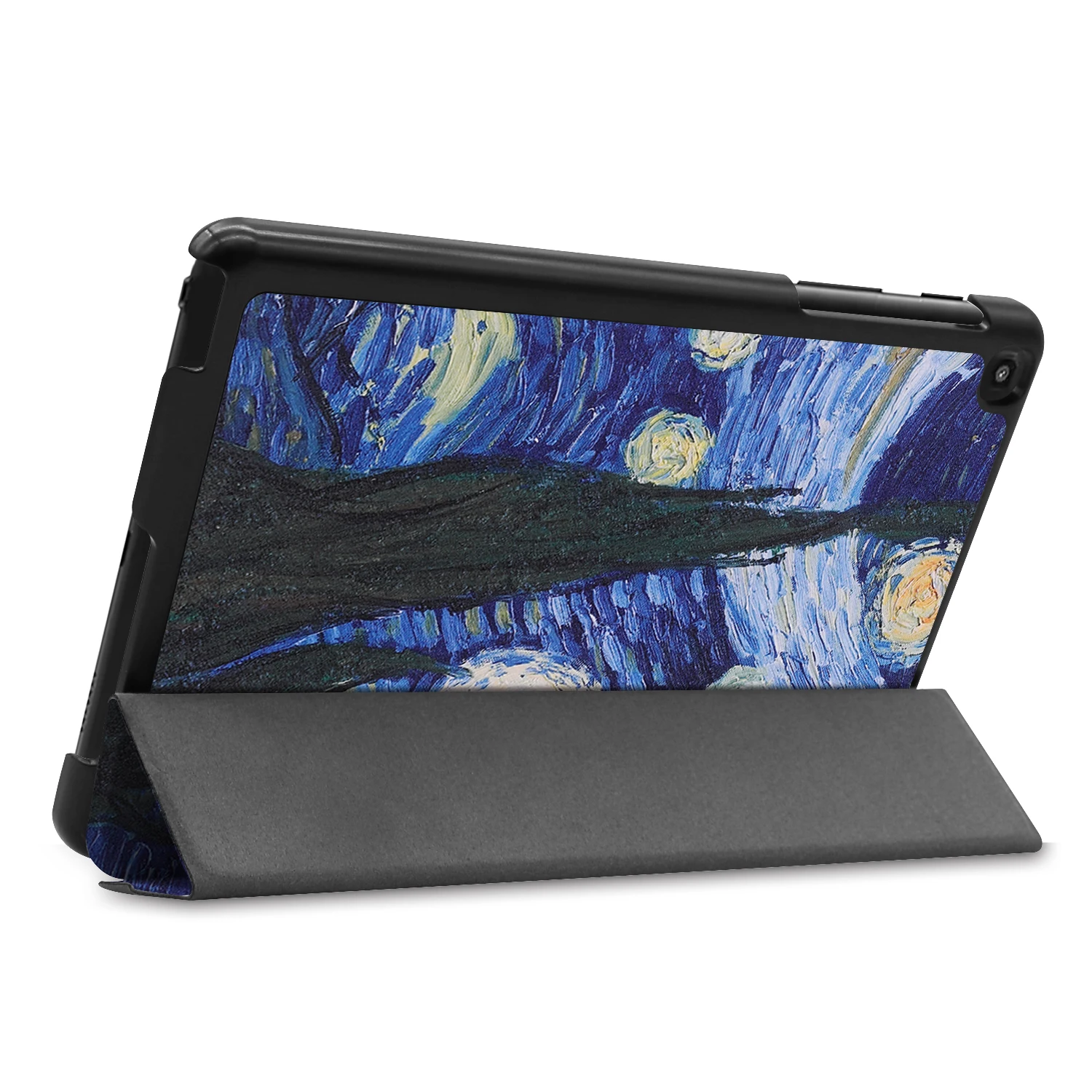 Тонкий Магнитный чехол для планшета Samsung Galaxy Tab A SM P200 P205 (2019) защитный + Бесплатный