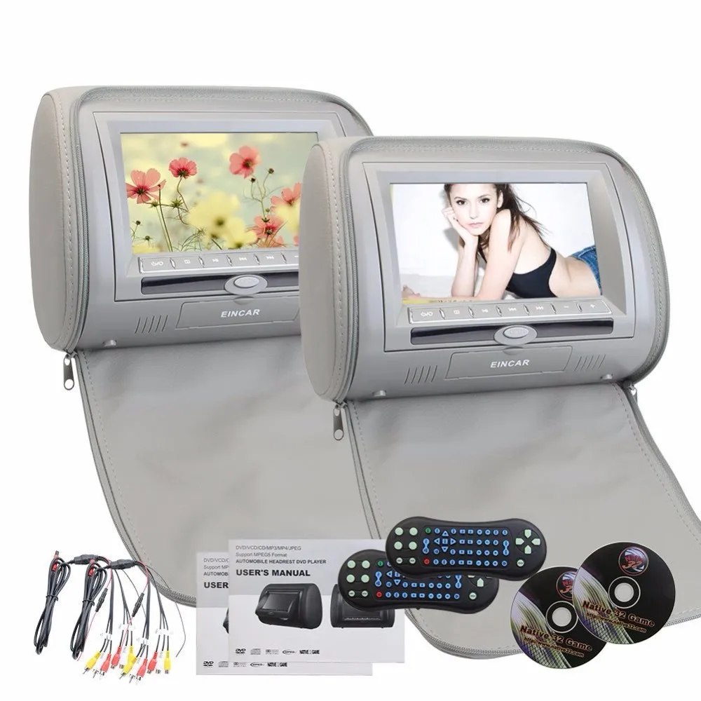 Best 3-Color Digital HD 7" Car Headrest LCD Monitor Hanging DVD Player With FM USB SD 32 bit Game Universal Digital Screen zipper Ca 2 Best 3-Color Digital HD 7" Car Headrest LCD Monitor Hanging DVD Player With FM USB SD 32 bit Game Universal Digital Screen zipper Ca 2