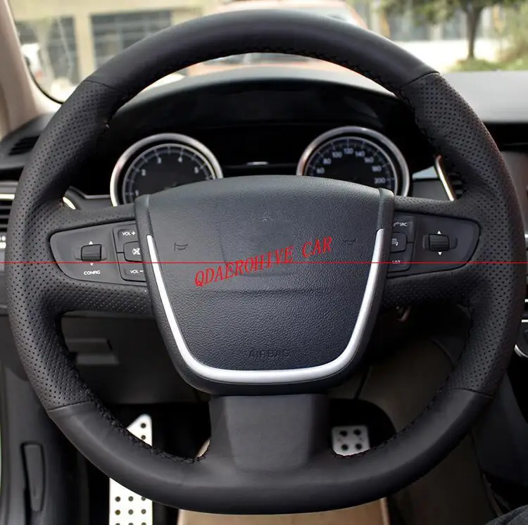 For Peugeot 508 2011 2012-2017 2018 508 Sw 2011-2018 Car Steering Wheel  Cover Microfiber Leather D Shape Auto Accessories - Steering Covers -  AliExpress