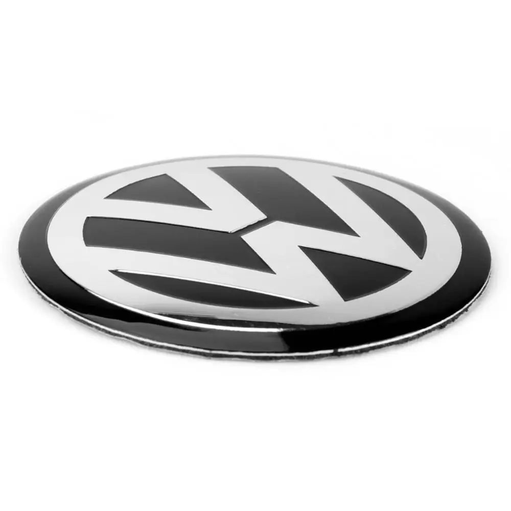 VW 9pcs,65mm VW Emblem Badge Sticker Wheel Hub Caps Centre Cover Tire Valve Stem Caps Cover for Volkswagen+VW Keychain 