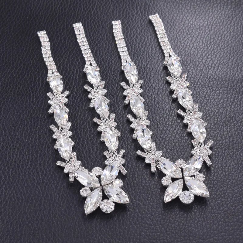 Strass crystal rhinestone shoes appliques patches (4)