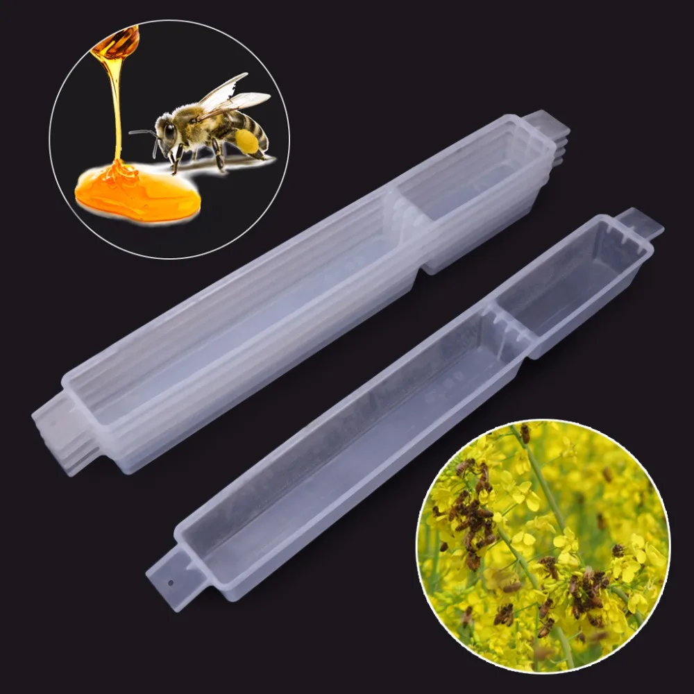 5pcs 1.5kg Bee Feeder Bees Feeding Honey Beekeeping Plastic Beekeeper
