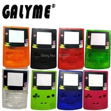 Полный корпус оболочки чехол Замена для GameboyColor GBO DMG игровой консоли ограниченная версия W/аниме экран объектива
