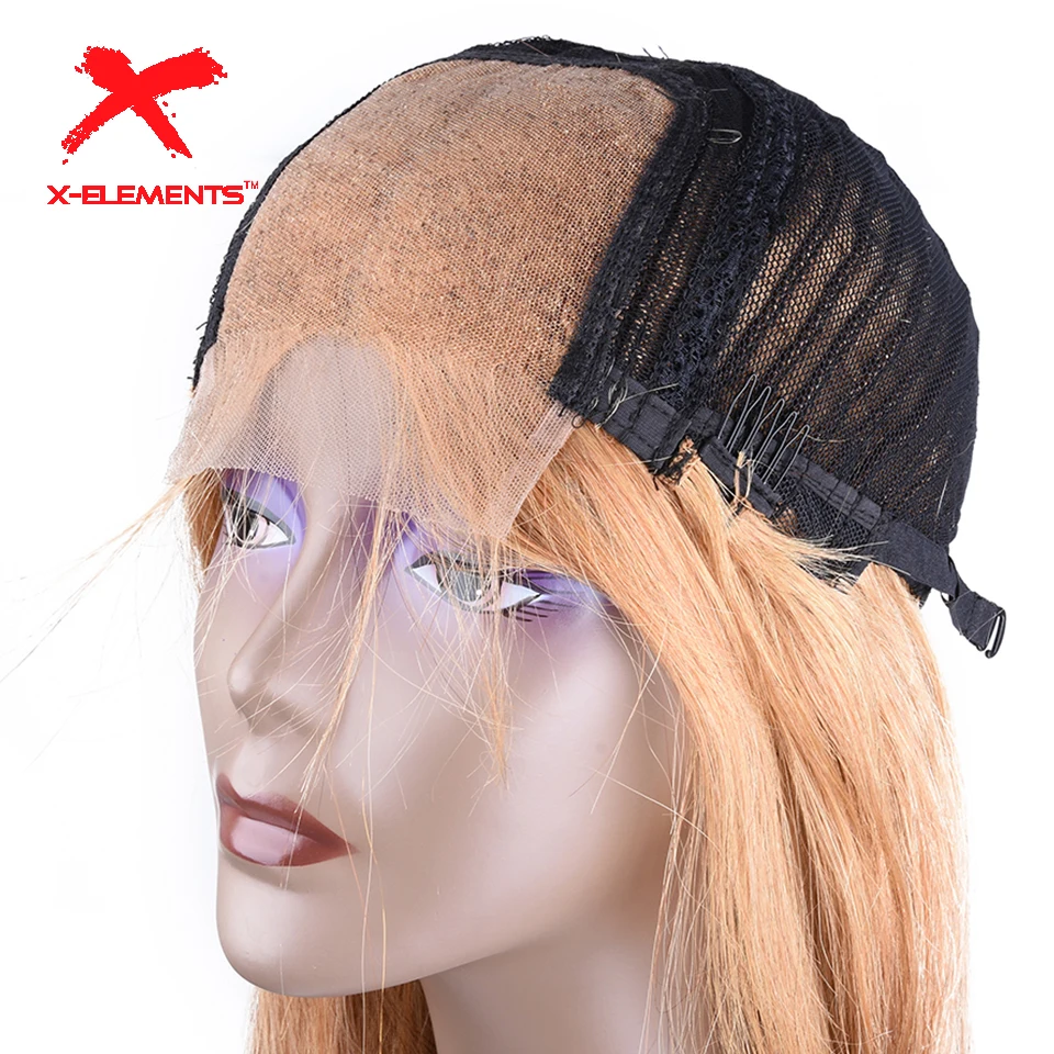 Brazilian Lace Front Human Hair Color Wigs Pre Plucked 4x4 Lace Closure Wig with Baby Hair Remy Straight Wigs 5 Color to Choose (14)