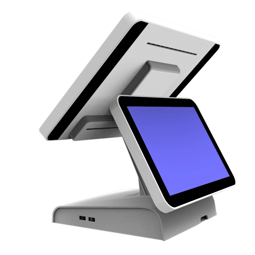 15 дюймовый сенсорный экран POS система кассовый аппарат двойной Android|Принтеры| |