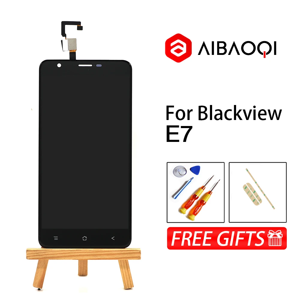 

AiBaoQi New Original 5.5 inch Touch Screen+1280x720 LCD Display Assembly Replacement For Blackview E7/E7s Phone