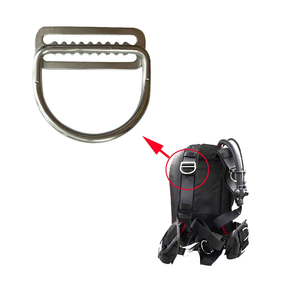 316 الفولاذ المقاوم للصدأ الغوص الغوص الغوص حزام الوزن حارس D خواتم ل 5 سنتيمتر حزام الوزن تصفح السباحة الرياضة