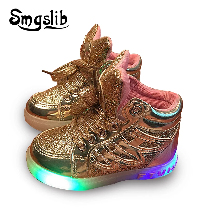 kids gold sneakers