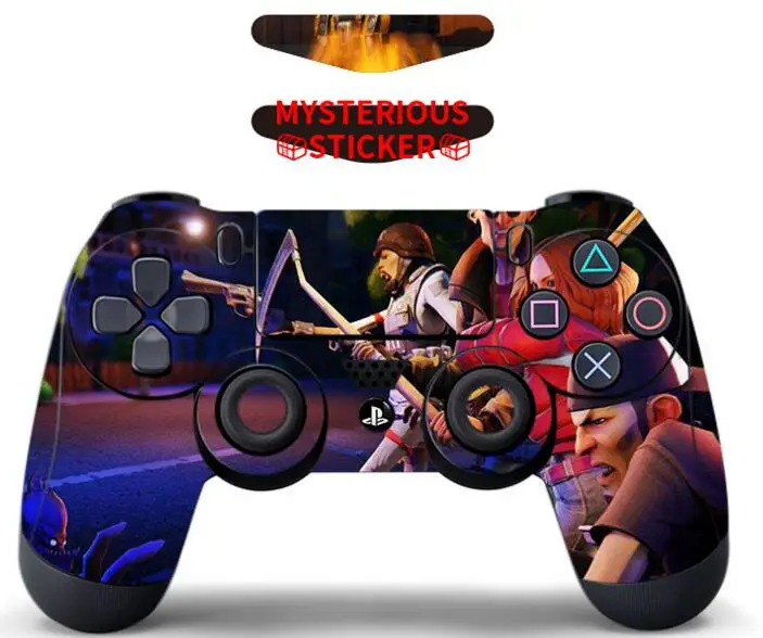 Данные лягушка 2 шт для Fortress Night наклейка для sony Playstation 4 игровой контроллер для PS4 Кожа Наклейка s с 2 шт Led наклейка s