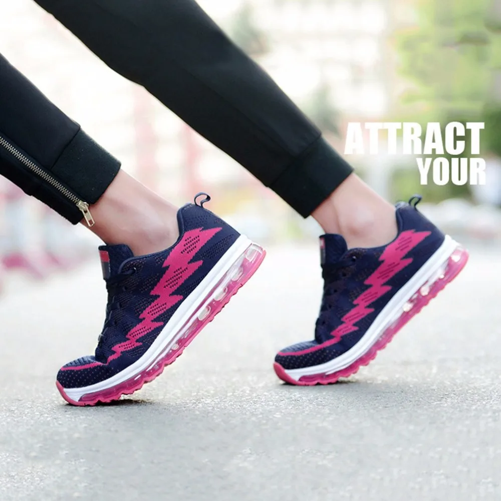 OUTAD Для женщин воздушной подушке кроссовки супер легкий взрослых кроссовки Мульти-Цвет спортивная обувь для занятий спортом тренажерный