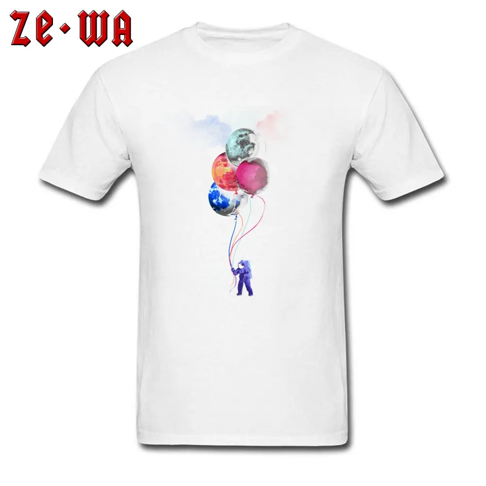 The Spacemans vivid trip Men's Special Casual T Shirt O-Neck Autumn 100% Cotton Top T-shirts Unique Short Sleeve Tee Shirts The Spacemans vivid trip white