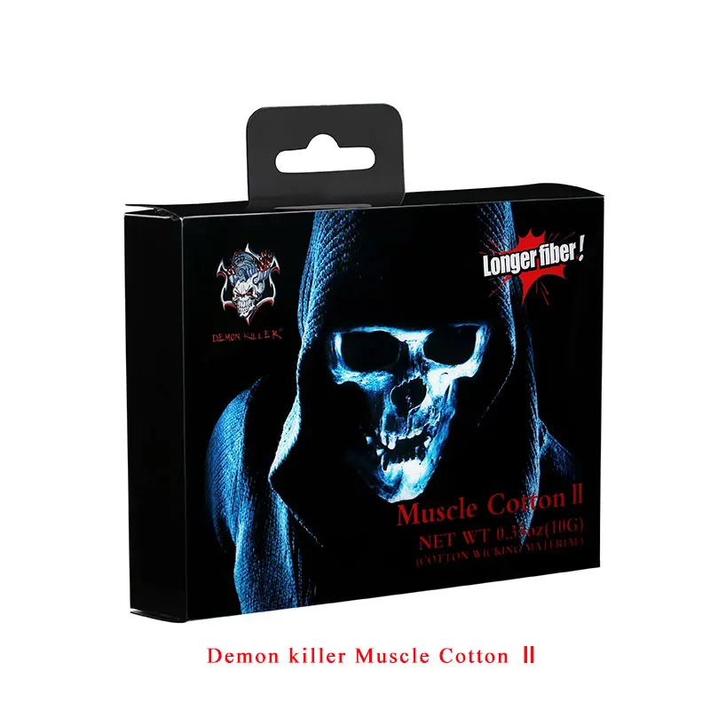 

100% Organic Wick Demon Killer Muscle Cotton Fiber For RDA RTA RDTA Tank E Cig DIY Atomizer Wicking Heat Wire Organic cotton