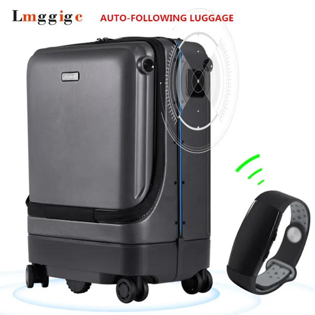 Auto following Luggage,Intelligent Electric Suitcase bag,Automatic
