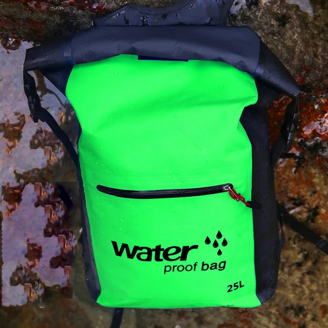 Спортивный рюкзак для женщин, сумка для альпинизма, мужская сумка для дайвинга, водонепроницаемая сумка, складной рюкзак, речные Трекинговые сумки, дорожные - Цвет: green