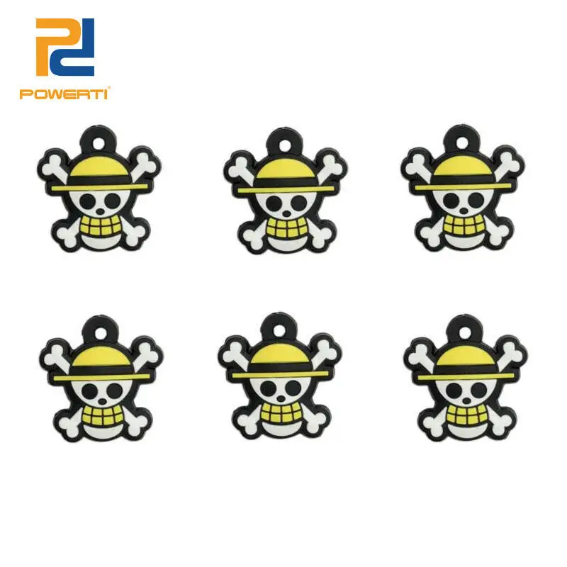 

POWERTI 8pcs/lot Skull Tennis Vibration Dampers Cute Funny Shock Absorber Reduce for Tennis Racket