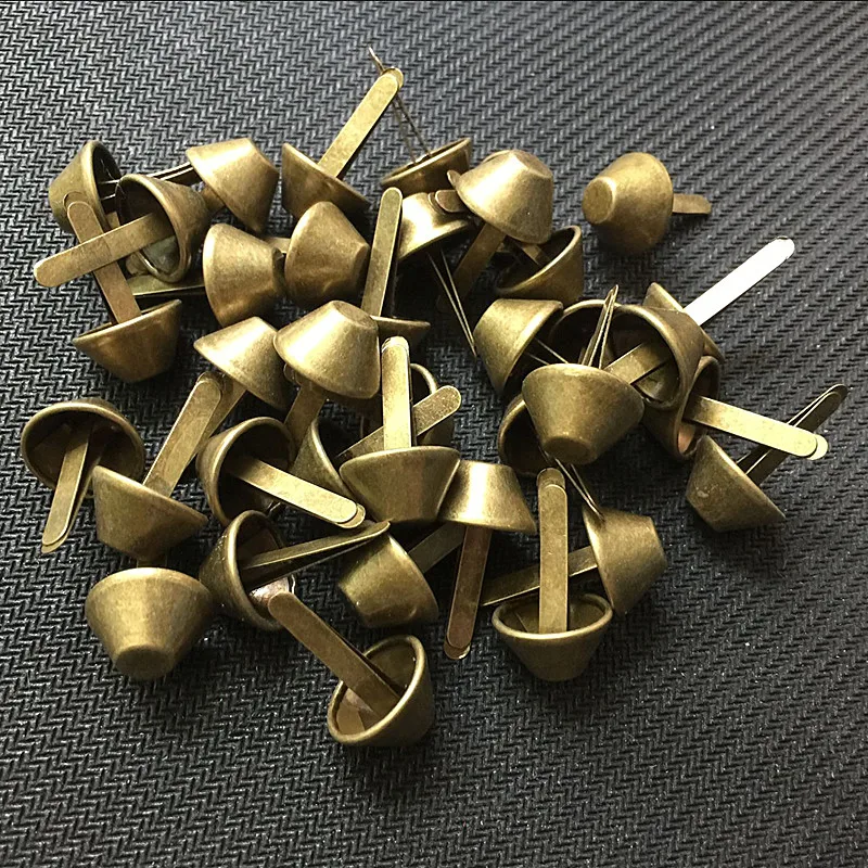 LQ Industrial 4-Pack 1/2 Purse Handbag Feet Nailhead Round Stud Solid Brass Screw Back Spike Metal Studs Rivet Leather Craft Diy~p123466978