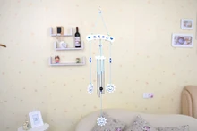 

New Ideas Wooden Smooth Bells Tourism Memorial Birthday Presents Indoor Adornment Door Educational Unisex Metal String Type