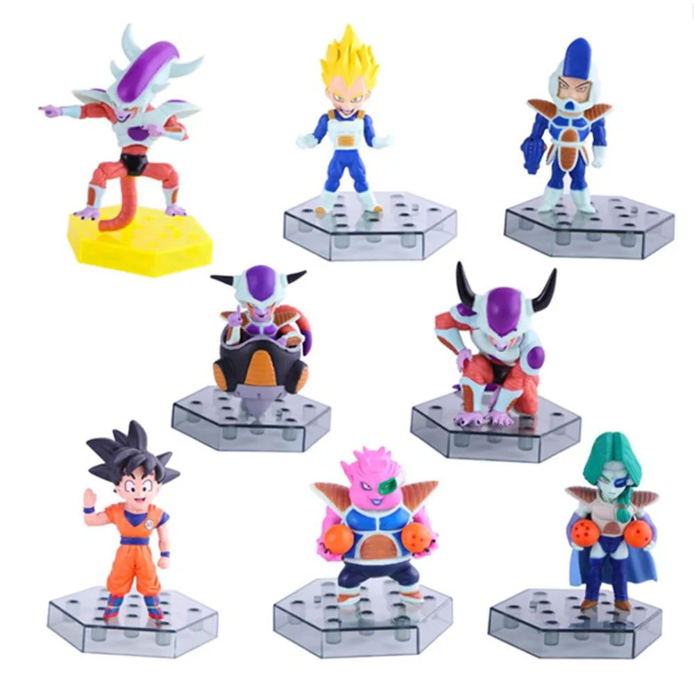 

1 pcs Dragon Ball Z Villain Role Frieza Zabon Super Saiyan Goku Vegeta Action Figures PVC Model Anime Collection Kid Toy