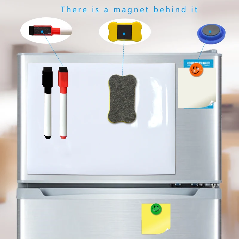 YIBAI-Magnetic-Board-A4-Soft-Magnetic-WhiteBoard-Kids-Dry-Erase-Drawing-and-Recording-Board-For-Fridge