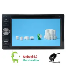 2 Din Android 6.0 Car DVD Player Car Stereo with GPS Navigation In Dash Bluetooth Vehicle Radio Mirrorlink/1080P Backup Camera