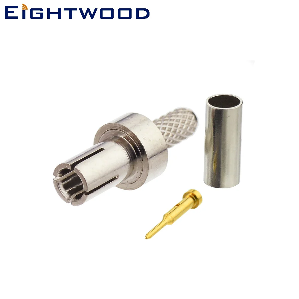 

Eightwood TS-9 Crimp Plug Straight Connector for Novatel Wireless MC727,Sierra Wireless 597/885 (5PCS)