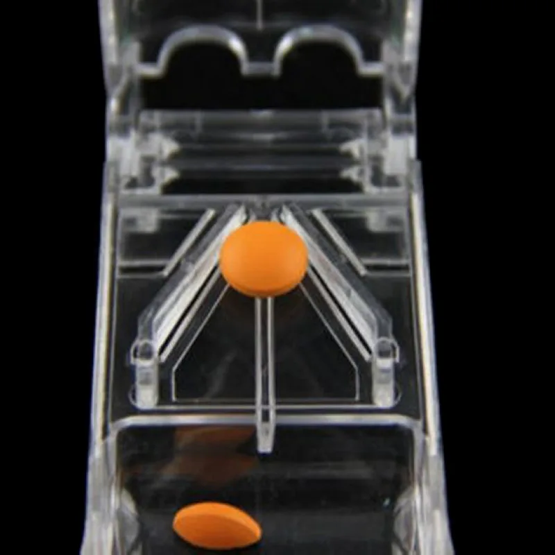 Pill Cutter Box Portable Convenient Storage Box Tablet Cutter Splitter Medicine Pill Holder Pill Cutter Pill box