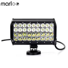 Marloo 9 polegada 108 W LEVOU Barra de Luz 4 Linhas DIODO EMISSOR de Luz de Trabalho de Condução 4WD faróis de Nevoeiro Para Jeep, Off-road, caminhão, carro, ATV, SUV, 4X4