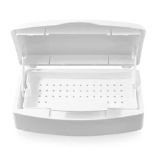 Nail Art Tool Storage Sterilization Box Detachable Tray Portable Manicure Container Sterilizer Personal Care Appliance