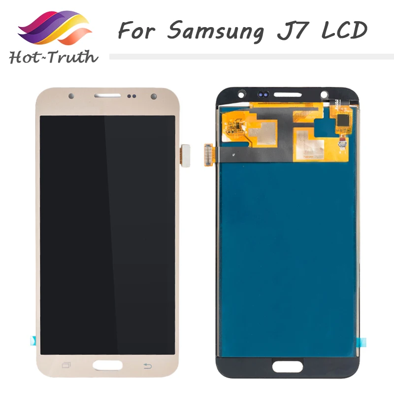 

Hot-Truth 100PCS/Lot Screen Replacement For Samsung Galaxy J7 2015 J700 J700F LCD Display With Touch Screen Digitizer Assembly