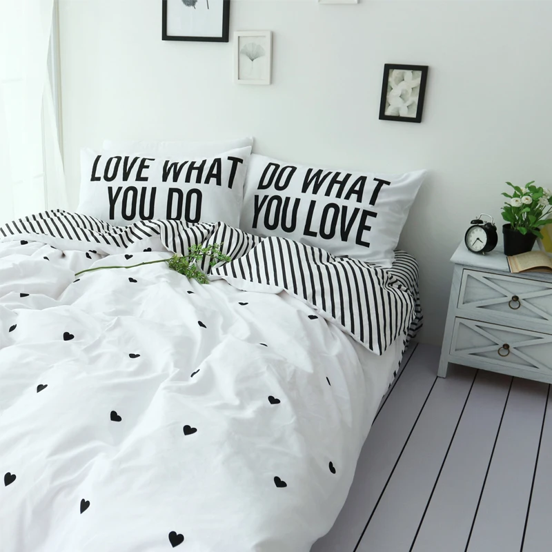 cotton love bed sets white heart shaped duvet cover sheet queen heart sheets twin