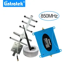 Repetidor celular de 3g repetidor de sinal umts 850 mhz b5 repetidor celular antena yagi + cabo de 10m-