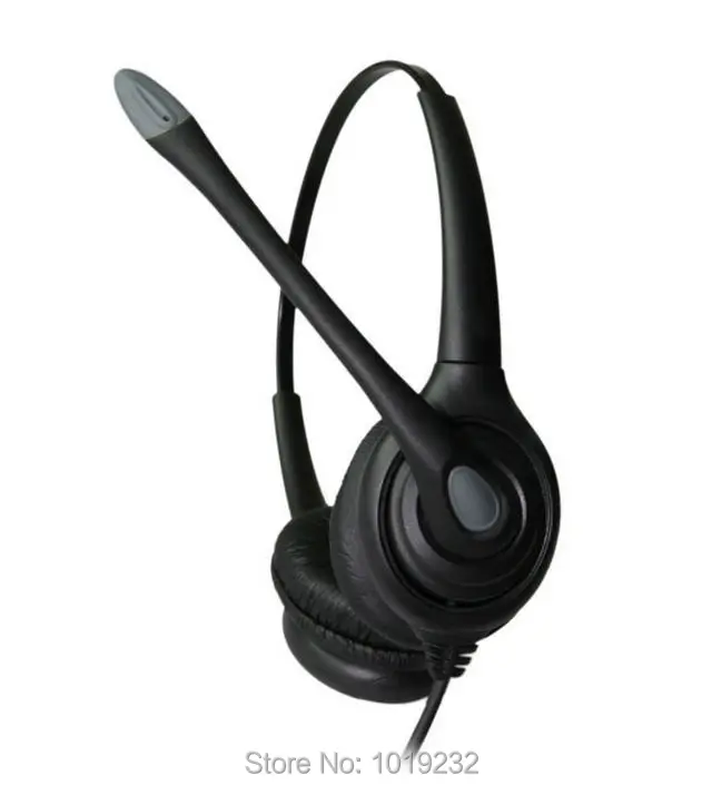 Volume and Mic Mute 2.5mm plug contact center headset,binaural headset