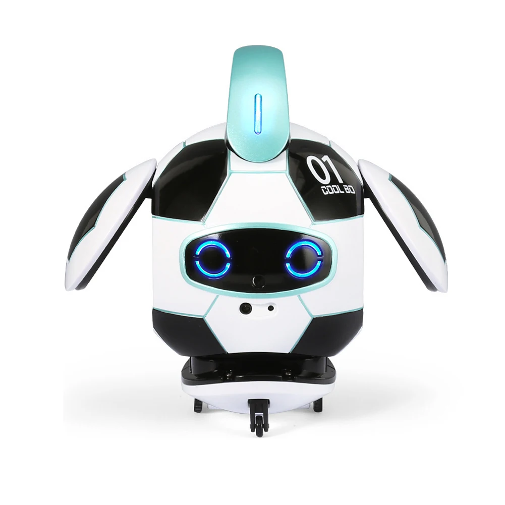 

J01 Toy Sing Soccer Shape Mini Touch Deformation Voice Control Electric Funny Robot Gift Interactive Cute Dancing For Child